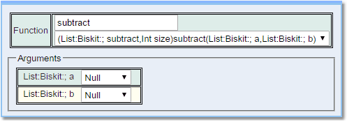 subtractList