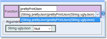 prettyPrintJson