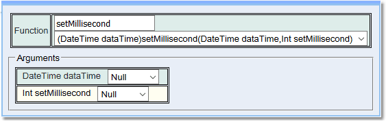 setMillisecond